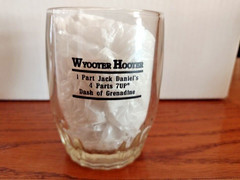 Vintage Jack Daniels Hooters highball glasses clear set of 3