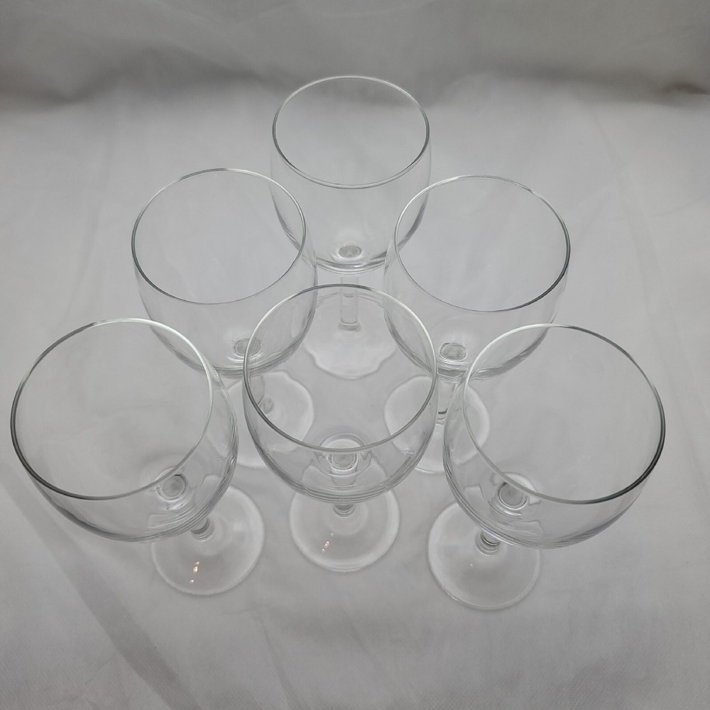 GUC ARC Crystal Wine Glass Set – Set Of 6 – Merlot Chardonnay Cabernet Riesling