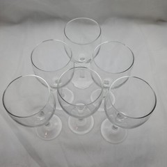 GUC ARC Crystal Wine Glass Set – Set Of 6 – Merlot Chardonnay Cabernet Riesling
