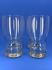 Vintage Set of 4 Libbey Bangles Misty 16 oz Cooler / Tumblers Glasses Vintage