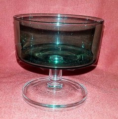 Cristal d’Arques Spruce Green 6 oz Sherbet Champagne Wine Stemware Glass