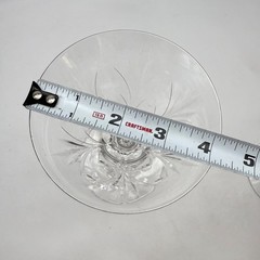 Set of 2 Spray by Seneca Champagne/Tall Sherbet /Martini Glasses