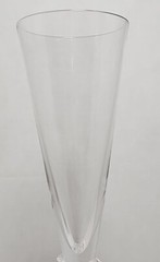 Unmarked Crystal Champagne Glass Flute Wedding Anniversary 11″