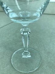 BOHEMIA CRYSTAL-CRYSTALEX INGRID ANDREA SET of 4 WATER GOBLETS 7 3/8″ PERFECT