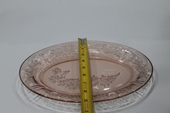 Vintage Federal Glass Company – Oval Serving Platter Sharon Cabbage Rose #1