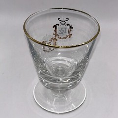 Set of 2 Alchemy 4.25” Glasses Gold Pharmacy Rx Apothecary MCM