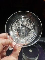 Footed Punch Cup American Brilliant Period Cut Glass Crystal Bergen Monticello