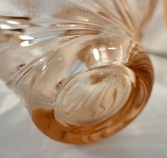 Vereco Duralax Swirl Pink Small Juice Glasses Set Of 4 Vintage 3 Inches Tall