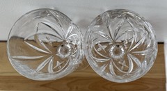 Lot Of (2) Marquis By Waterford Crystal BROOKSIDE All Purpose Goblets