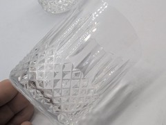 Galway Crystal Glasses Lot of 3 Ireland Double Old Fashioned Whiskey