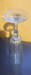 Vintage Cut Crystal Princess House Esprit Pattern Cut Glass Champagne Flute 7”