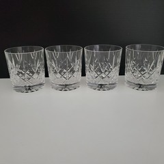 Set of four Whiskey Glasses Tay by EDINBURGH CRYSTAL.FREE SHIPPING