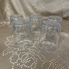 (5) Arcoroc Shot Glasses 2 oz Made in France 2″ D X 2-3/8″ T