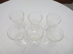 Set Of 6 Tiffin-Franciscan Mimi Water Goblets