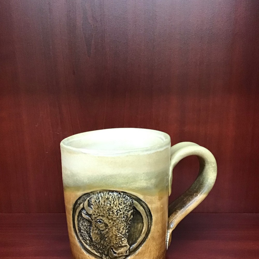 Cold Mountain Pottery Coffee Cup Mug South Dakota Moose 2017 Hand Crafted