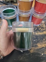 Vintage Thermoserve Tumblers Set Of 6 Multi Colored Red Green Gold 12 Oz.