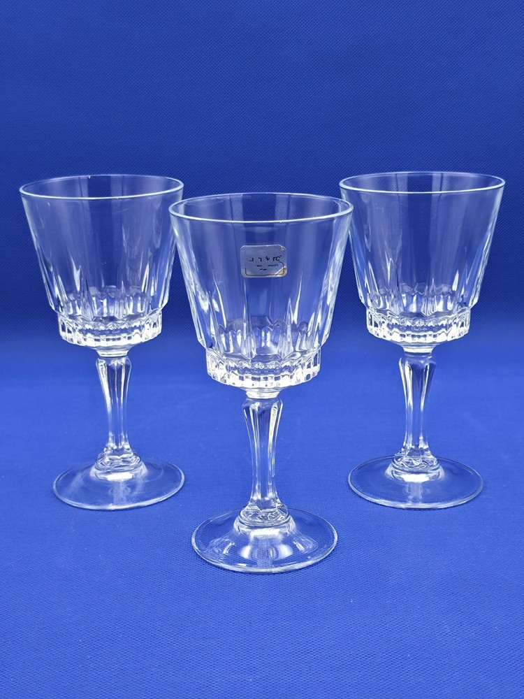 Vtg Chantelle by Cristal D’Arques-Durand Wine Glasses Set of Three