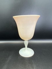 CARDER STEUBEN GOLD AURENE AND CALCITE GOBLET CHALICE