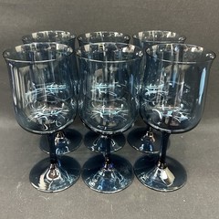 Lenox ‘Blue Mist’ 7 1/8” Crystal Water Goblet, Set of 6