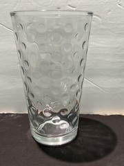 LOT6 LIBBEY COOLER AWA Dot OpticBubble 5 7/8″ Drinking Glasses Tumblers Weighted