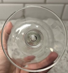 4 Vintage Hollow Stem Beer Glasses- 6.5”H, 3.5” Rim