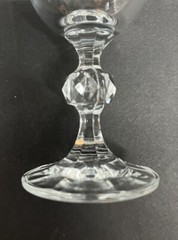 BOHEMIA CRYSTAL Czechoslovakia «CLAUDIA» Set of Six Cordial/ Liqueur Glasses