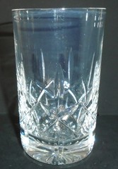 Vtg Atlantis Portugal Crystal Fernando Highball Glass, 5”