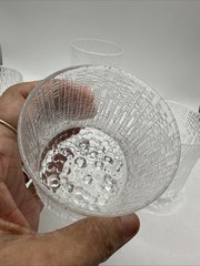 Set Of 4 Iittala Finland Tapio Wirkkala Ultima Thule 3.5″ Rocks Cocktail Glasses