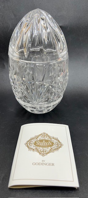 NIB Shannon Crystal by Godinger 6-inch Freedom Egg – FREE SHIPPING