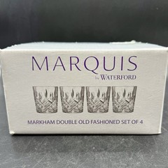 Marquis by Waterford Markham Double Old Fashioned Glasses, Set of 4