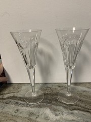 3 Sets of The Waterford Millennium Collection Champagne Flutes with Boxes