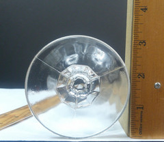 New Pressed Leaf aka NPL, McKee & Brothers, EAPG, Goblet, Goblet, c 1868, VgCd
