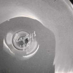 Raimundas Lapsys Wine Glasses Chasen Galleries Clear Satin Etched Signed 1985