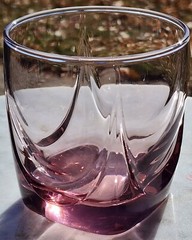 Set Of 4 Libbey Imperial Plum Elegant Glass DISCONTINUED Old Fashion Tumblers 3