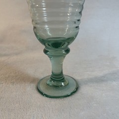 Vintage Libbey Sirrus Spanish Green Water Goblet 7.4″ USA 12oz Replacement