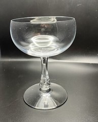 Set of 2 Fostoria FASCINATION Clear Glass Elegant Sherbet Champagne 4.75″ G