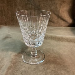 Vintage Edinburgh Crystal Appin Low Water Or Wine Stem Goblet Glass