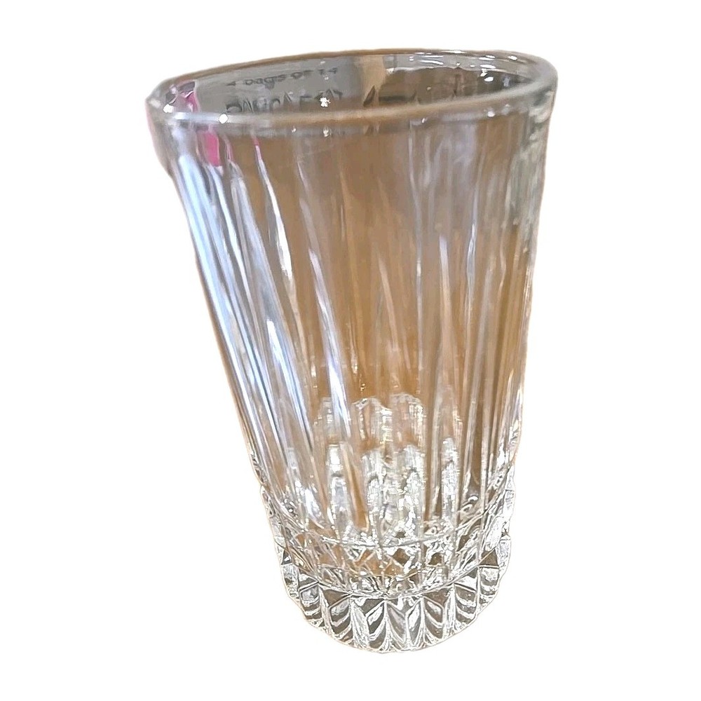 Fostoria Heritage Clear Crystal Glass High Ball Glasses Set Of 4 Barware NIB
