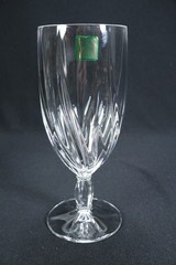Improvisation By Waterford Crystal 1 Iced Tea & 1 Water Goblet Amway Swirl Cut