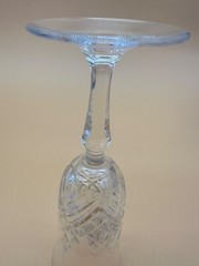 (1) CRISTAL D’ARQUES Champagne Flute – MASQUERADE – 7 3/4″ tall – elegant stem