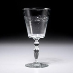 Rock Sharpe Jefferson Star of David Water Wine Goblet Glasses 6pc Lot 7″h
