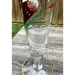 Ned Smith 8.25″ Pilsner Beer Glasses-Pitcher-Waterfowl-Painted Ducks- Set of 7