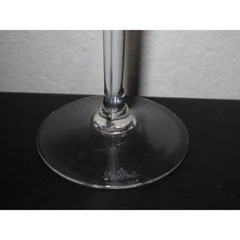 Set (6) Rosenthal Studio Linie Iris Frosted Stem Crystal White Wine Glasses