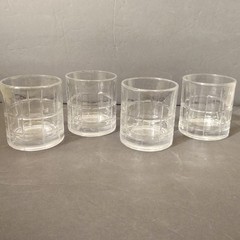 Anchor Hocking Tartan (Manchester) Set of 4 – Rocks Lowball Glasses – 10 1/2 oz.