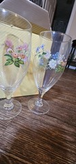 Noritake Footed Ice Tea Glasses In Box Set Of 4 Gourmet Garden