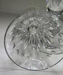 Pair Of Hawkes St George Water Goblets Glasses Wine 7″ Discontinued Stem # 6030
