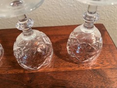 Royal Brierley or Stuart Crystal 4” Cordial Sherry Glasses 4” Tall. Set of 11