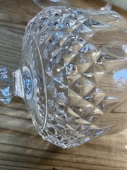 6 Cristal D’Arques Longchamp Champagne Coupe Glass Stemware Lead Crystal France
