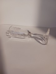 Antique Central Glass Works Sherry Glass. Thistle Pattern. 1910.