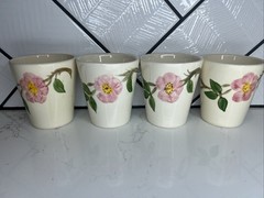 4 Franciscan DESERT ROSE 3.25″ Tumblers